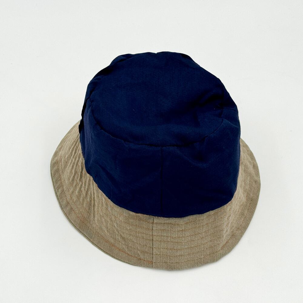Carhartt WIP Four Color Colorblock Bucket Hat Olive Brown Charcoal Beige - Picture 6 of 9